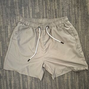 Gray Fit Shorts